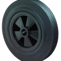 Rubber wheel, Ø 250 mm, width: 50 mm, 250 kg