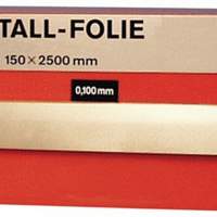 Metal foil thickness 0.25mm MS63 L.2500mm B.150mm
