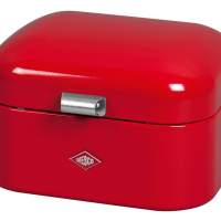 WESCO bread box Breadbox Single Grandy 28x21, 5x17cm red