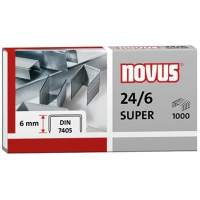 NOVUS staples 24/6 super galvanized 1,000 pcs./pack.