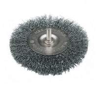 Silverline Steel Wire Disc Round Brush, wavy 75mm