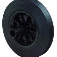 Nose wheel for waste bins 80/100/120/240 l, Ø 200 mm, width: 50 mm, 205 kg