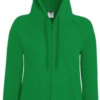Ladies Lightweight Hooded Sweat Jacket, maigrün 47, Gr. S, M+L, 44 Teile