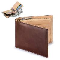 Brieftasche Leder Geldbörse, Elegante Geldbörse für Herren aus Leder-Zwischenverkauf vorbehalten