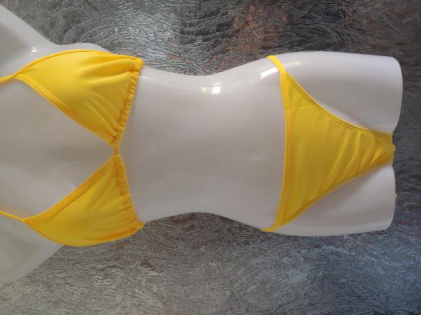 Rest-Sonderposten Damen Bikini Triangel Top Bikini-Set Bademode Badebekleidung 