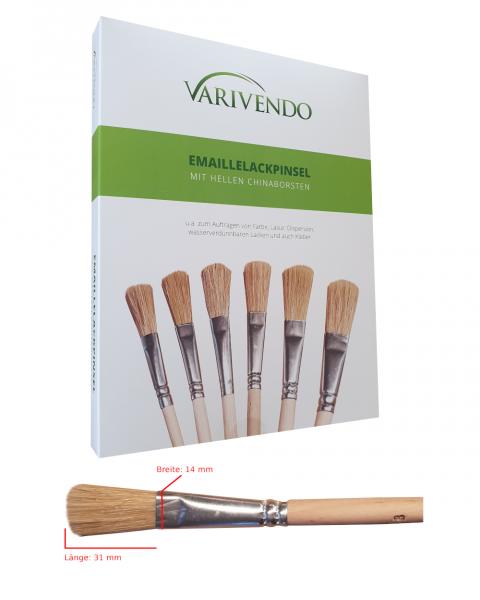 24x Emaillelackpinsel helle Chinaborste Lackierpinsel Ausbesserungspinsel Maler 