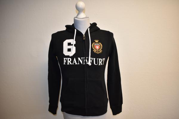 Damen KAPUZENJACKE HOODIE HOODY Frankfurt Gr. S - XL Jacke Sweater ...