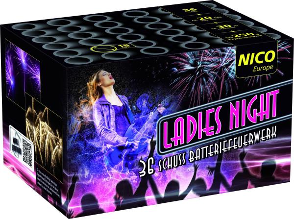 Ladies Night, 36 Schuss Batterie Silvester Feuerwerk