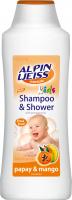 Shampoo para niños Hair + Gel de Ducha "Alpinweiss_Papaya_Mango" 300 ml
