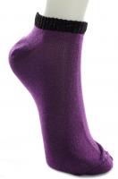 Dámske kotníkové ponožky - jednofarebné, C-21-215