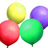 Luftballon Punchballon farbig sortiert, 5er