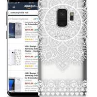Samsung Galaxy S9+ Handyhülle - Transparent mit hübschen Designs - 600 Stck. - Schutzhülle - Handy Cover - Schutz
