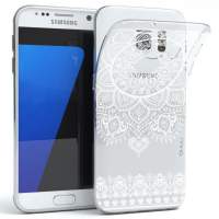 Samsung Galaxy S7 Edge Handyhülle - Transparent mit hübschen Designs - 150 Stck. - Schutzhülle - Handy Cover - Schutz