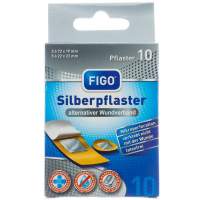 10er Silberpflaster FIGO Pflaster