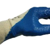 Best Lite садовые перчатки, рабочие перчатки, универсальные перчатки нитриловые / хлопчатобумажные. S + M