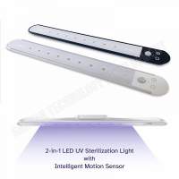 UVC Desinfektionslampe 2-in-1 Intelligente UV LED Sterilisator Schrankleuchte