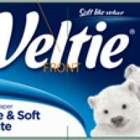 Papel higiénico Veltie Soft & White, 16 rollos, 3 capas