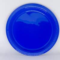 Набор одноразовых тарелок для вечеринок AMSCAN из 10 прибл. 18см, синий