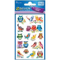 AVERY ZWECKFORM Sticker birds / owl, 28x10=280 stickers