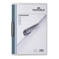 DURABLE clip folder DURASWING 229037 DIN A4 transparent/graphite