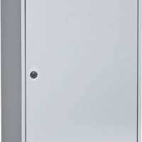 Key cabinet H.550mm W.380mm D.140mm 200 hooks light gray 1 door
