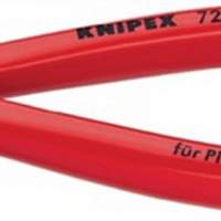 Plastic cutter L.160mm with KNIPEX plastic coating