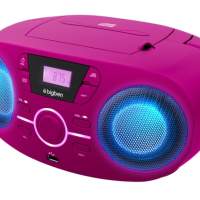 Portable CD/Radio with USB pink