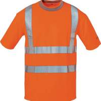 Warning protection T-shirt Pepe size L orange 80% PES/20% cotton