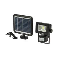 Silverline Solarbetriebener COB-LED-Scheinwerfer mit Bewegungsmelder