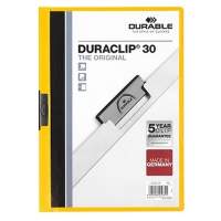DURABLE clip folder DURACLIP 30 220004 DIN A4 polyethylene yellow