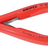 Electronic diagonal cutters L.125mm pointed 64HRc with bevel KNIPEX with Ku