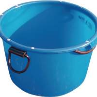Mortar bucket capacity 90l craneable blue