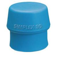 Soft-face hammer head D.60mm Simplex loose TPE blue/soft HALDER