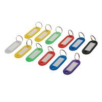 Silverline key fobs, assorted colors, pack of 12