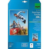 Sigel Fotopapier Everyday-plus IP710 DIN A4 200g weiß 20 Blatt/Pack.