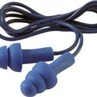 Gehörschutzstöpsel Ear Tracers blau 3M mit Vinylband, 50 Stück