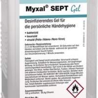 Handdesinfektionsgel MYXAL® SEPT GEL, 1 l, parfüm-/farbstofffrei