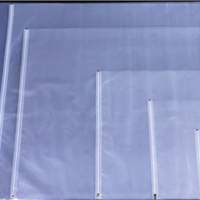 Planschutztaschen 640 x 900 mm, Gleitverschluss 2-seitig transparent, 10 Stück