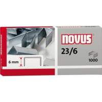 NOVUS staple 23/6 042-0039 galvanized 1,000 pcs./pack.