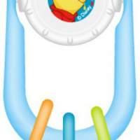 WP teether rattle, 1 piece