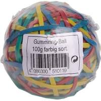WIHEDÜ Gummiringball 510011 mehfarbig 100g