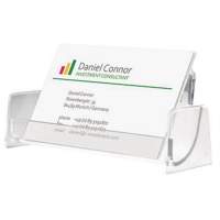 Sigel business card holder VA120 max. 50 cards Clear polystyrene