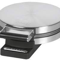GRAEF waffle maker 18cm silver/stainless steel