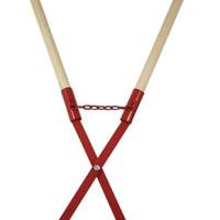 Earth hole remover size 1 with 2 ash handles, handle length 750mm