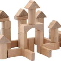 SpielMaus Holz Naturbausteine 100 Stück