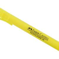 FABER CASTELL Textliner 38 highlighter with clip yellow pack of 10