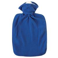 HUGO FROSCH Wärmflasche 1,8l Klassik Fleece blau