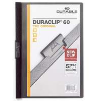 DURABLE clip folder DURACLIP 60 220901 DIN A4 rigid film black