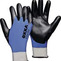 OXXA gloves X-PRO-DRY size 10 black/blue PES EN 388 category II, 1 pair
