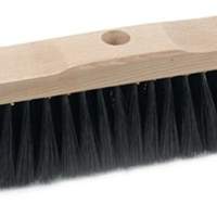 Broom quality mix PVC with handle hole saddle wood L.400mm